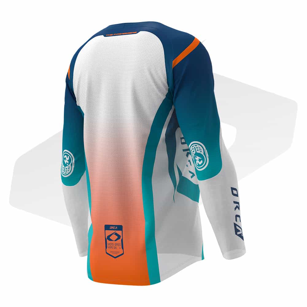 Ready Stock - Jersey Pro 2025 Zelvos White -Orange-Blue