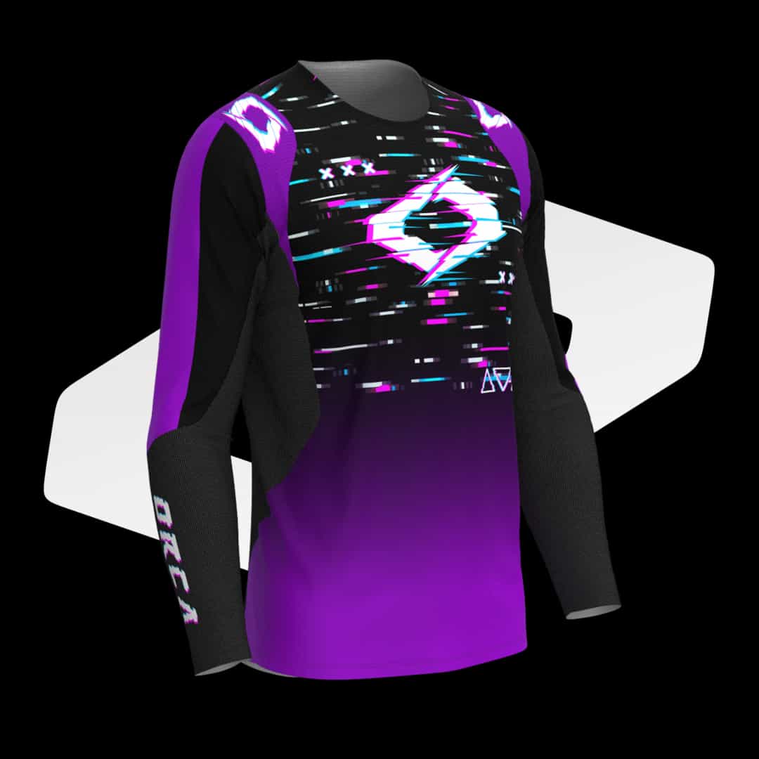 Ready Stock - Jersey Ultima 2025 Glitch Black-Purpple