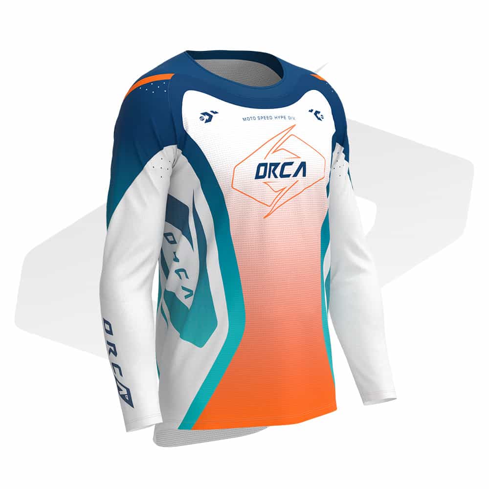 Ready Stock - Jersey Pro 2025 Zelvos White -Orange-Blue