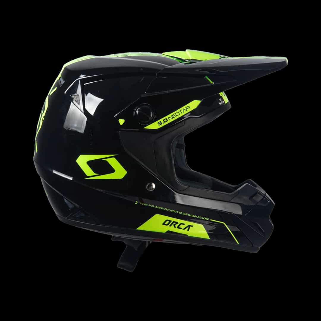 Orca Powergear - Helm Orca Atom Nectar 3.0 Black Fluo