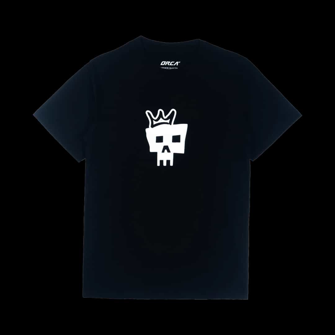 T-Shirt Short Sleeve Cotton Slur Style Fianmuh X Orca Black