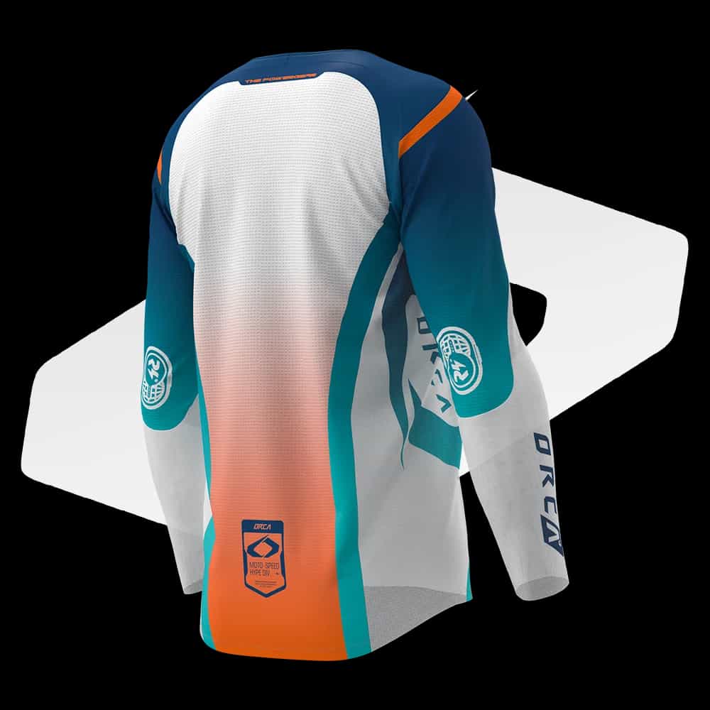 Ready Stock - Jersey Pro 2025 Zelvos White -Orange-Blue